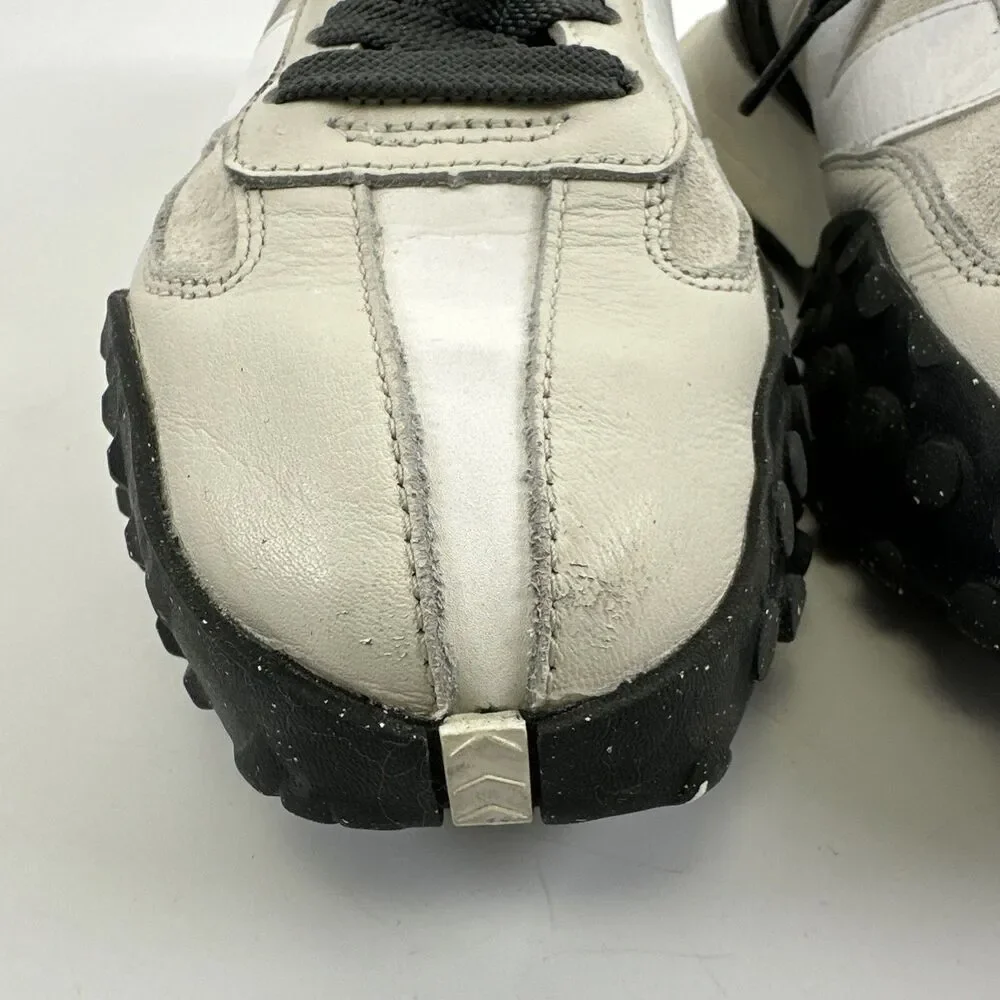 Figs New Balance 3447 Athletic Nursing Sneakers Beige Leather Lace Up Womens 8 - Picture 6 of 16